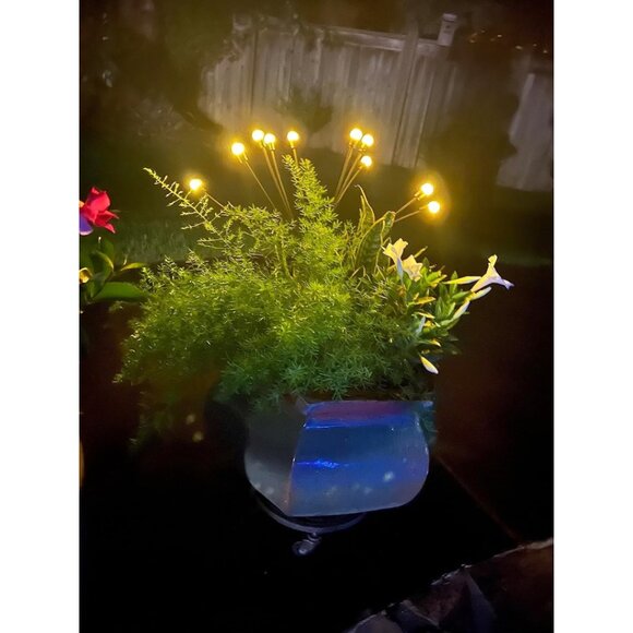 New Solar Outdoor Lights, 6 Pack Firefly Solar Garden Lights for Garden - Picture 2 of 9